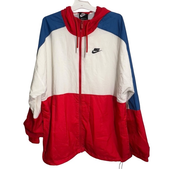 Nike Vintage Athletic Sportswear Wind Breaker Hooded - Picture 2 of 16